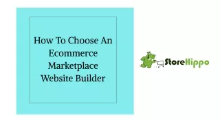 how to choose an ecommerce marketplace website