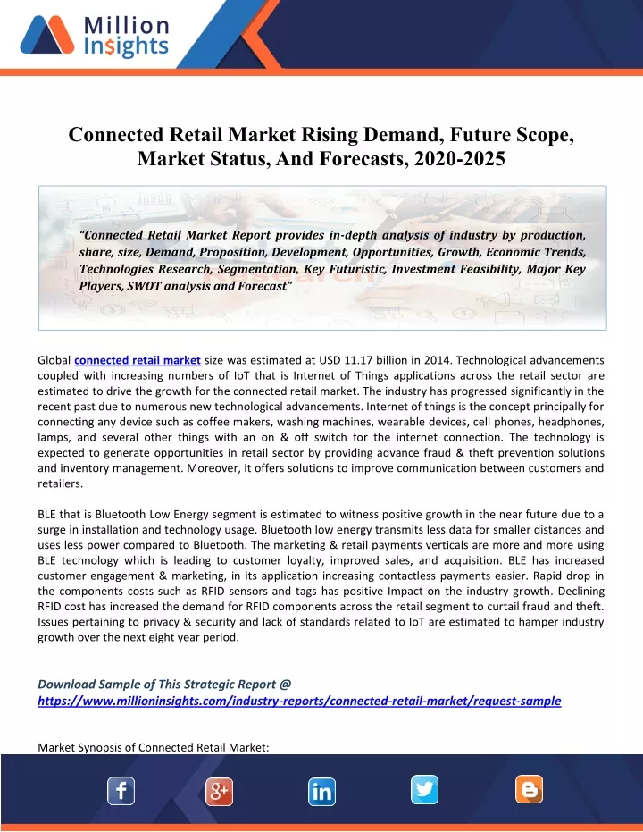 connected retail market rising demand future