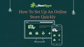 how to set up an online store quickly
