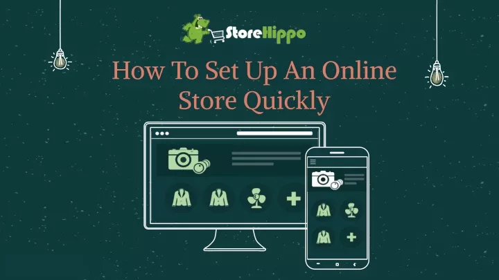 how to set up an online store quickly