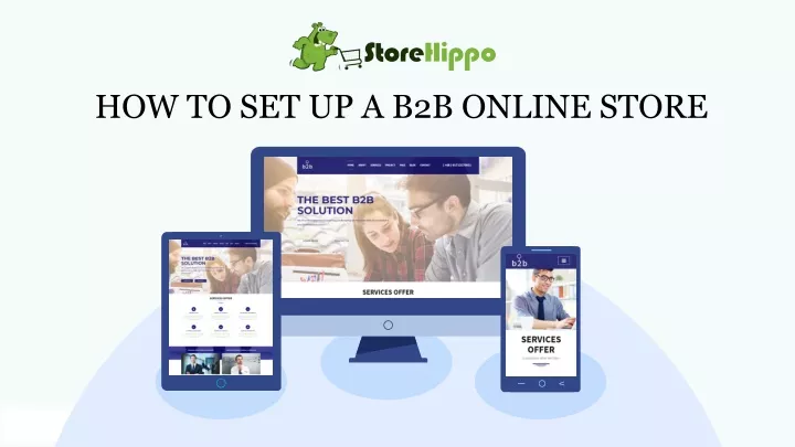 how to set up a b2b online store