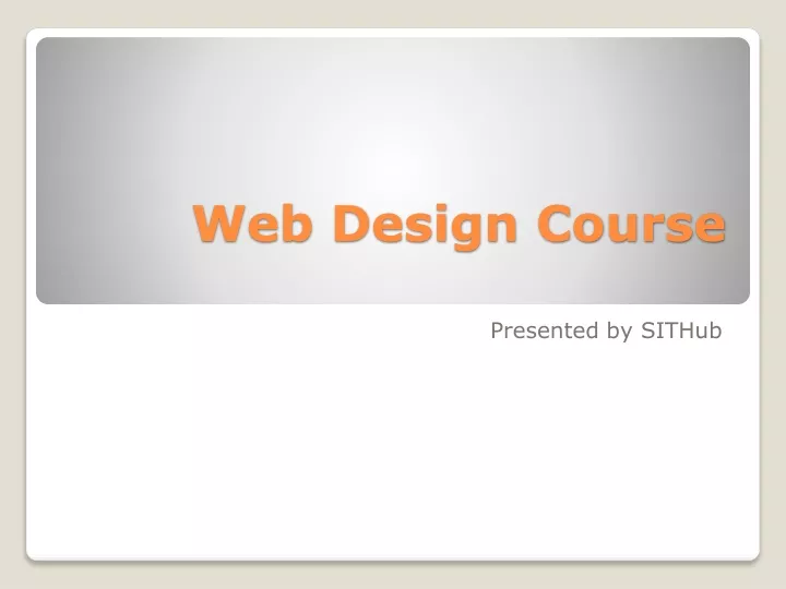 web design course