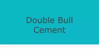 double bull cement