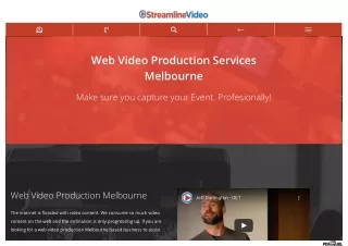 Web Video Production Melbourne | Web Video Production Services Melbourne