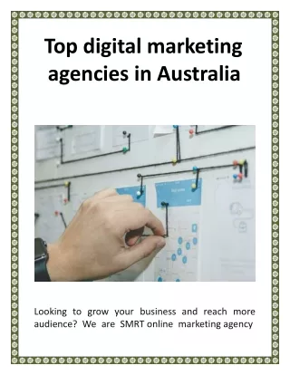 Top digital marketing agencies in Australia