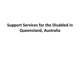 Disability Support Queensland