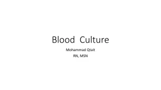 blood culture