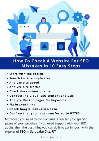 how to check a website for seo mistakes
