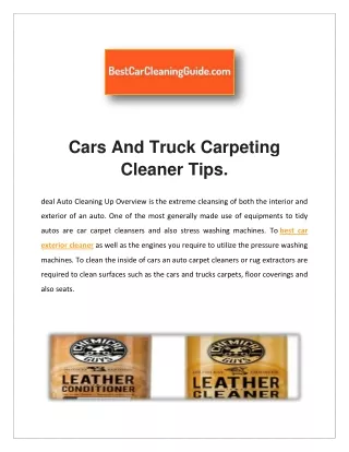 Best Car Interior Cleaning Wipes