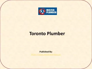 Toronto plumber