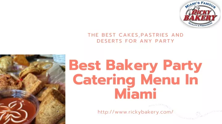 the best cakes pastries and deserts for any party