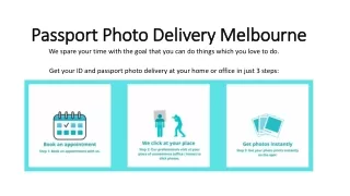 Passport Photo Delivery Melbourne