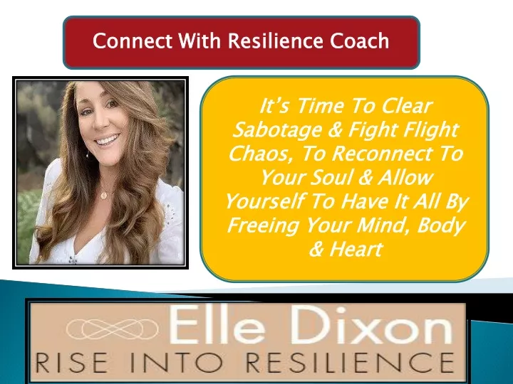 connect with resilience coach