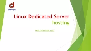 linux dedicated server hosting