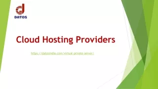 cloud hosting providers