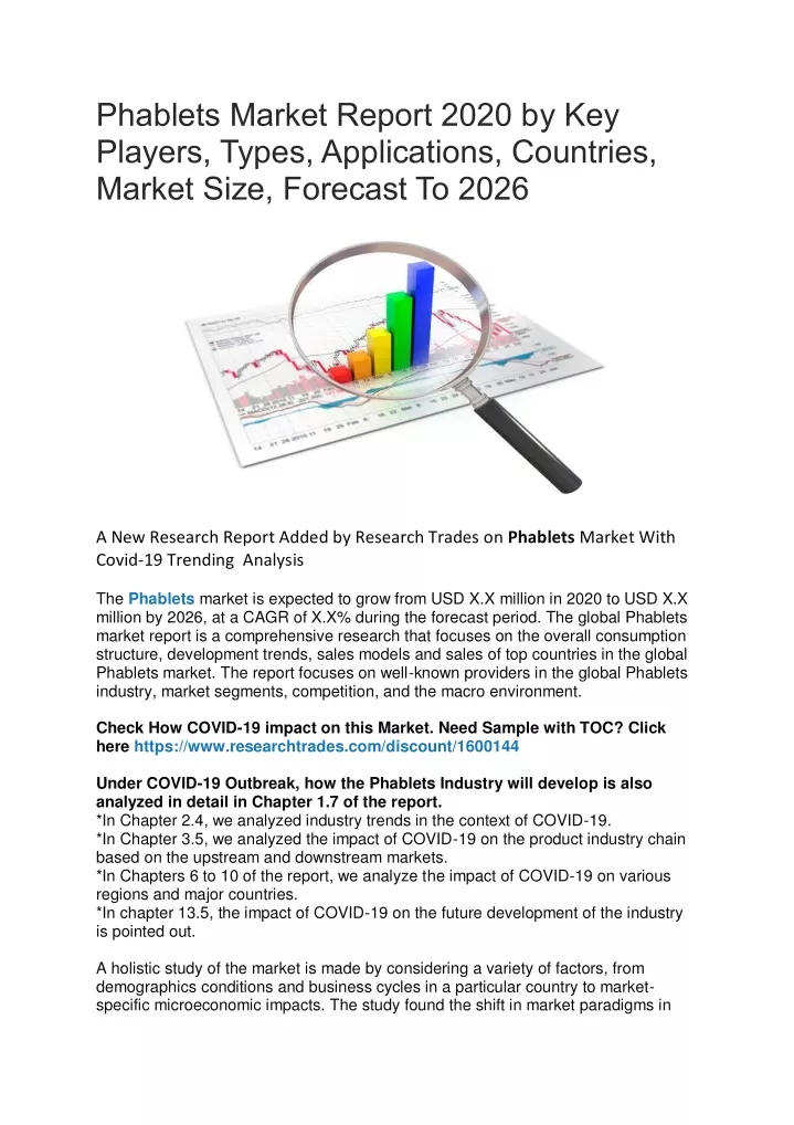 phablets market report 2020 by key players types