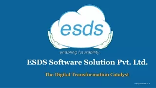 ESDS eNVDI – ESDS eNlight Virtual Desktop Infrastructure