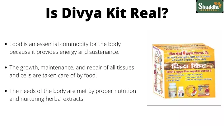 is divya kit real