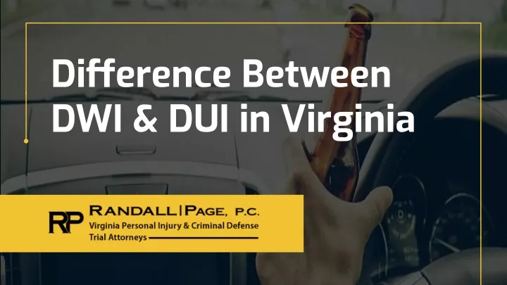difference between dwi dui in virginia