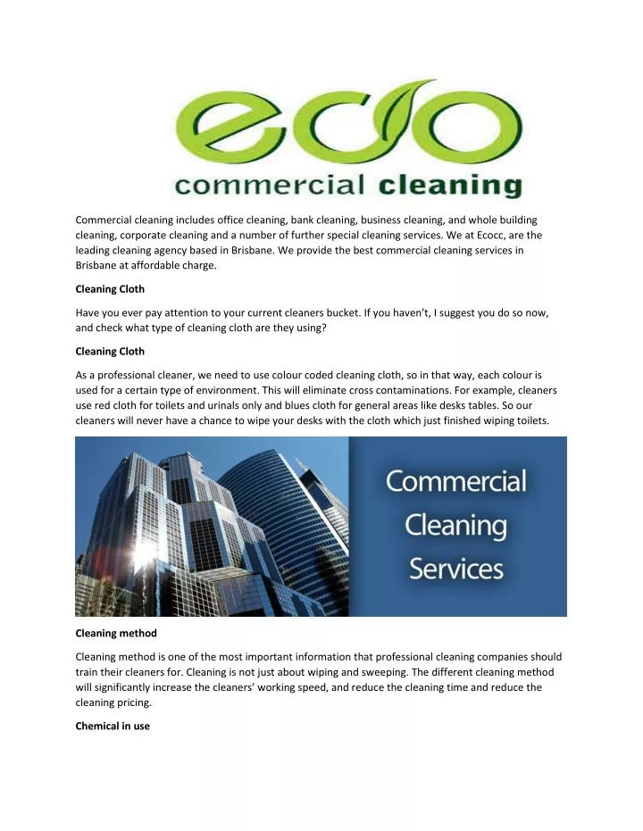commercial cleaning includes office cleaning bank