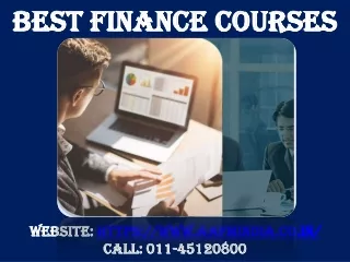 best finance c ourses
