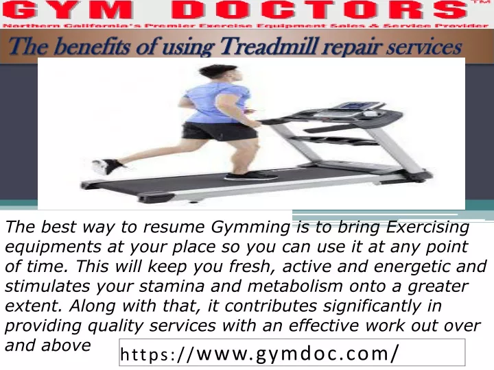 the benefits of using treadmill repair services