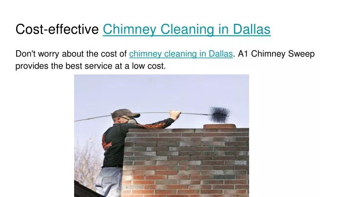 cost effective chimney cleaning in dallas