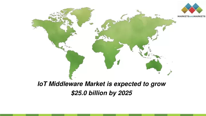 iot middleware market is expected to grow