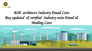 b2b architects industry email lists buy updated verified industry wise email mailing lists