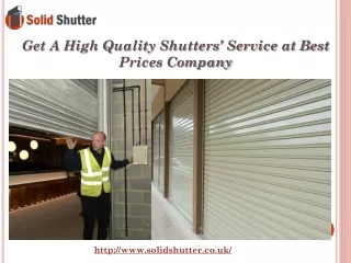 Shopfronts and Shutters in London