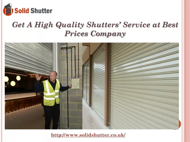 get a high quality shutters service at best