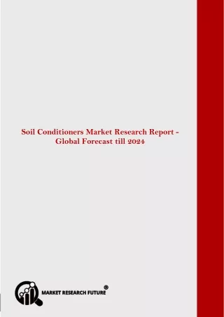 soil conditioners market is expected to register