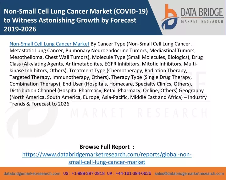 non small cell lung cancer market covid