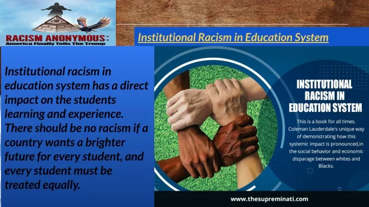 institutional racism in education system