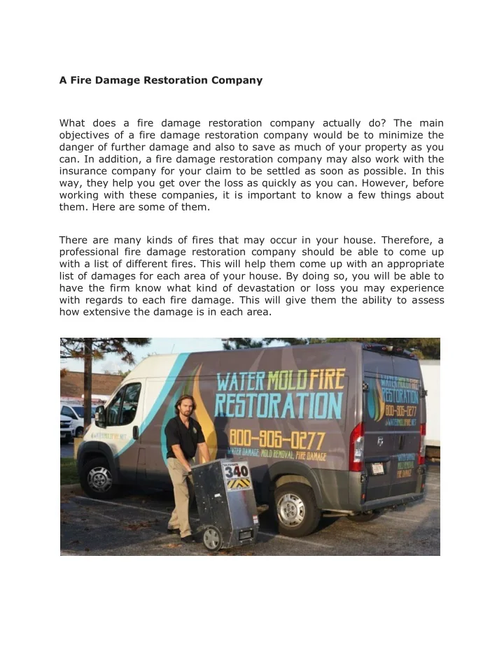 PPT - Water Mold Fire Restoration of Tampa PowerPoint Presentation ...