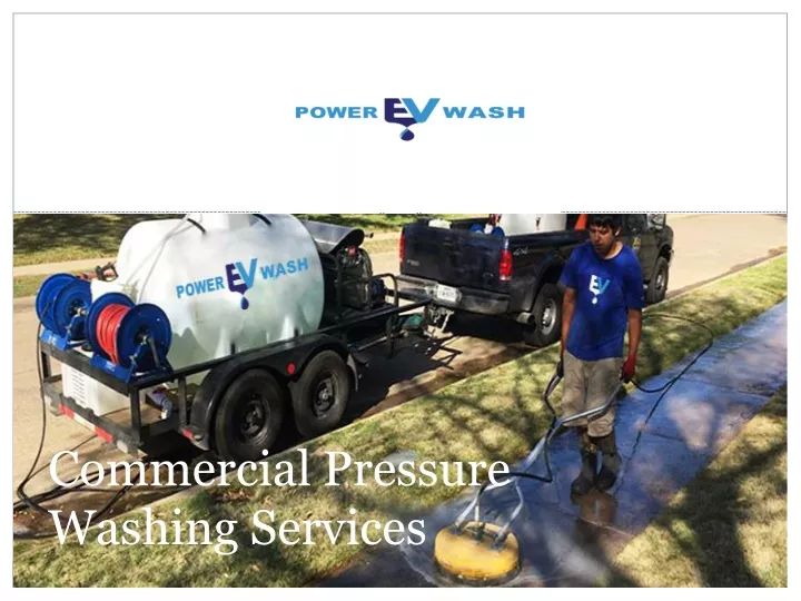 commercial pressure washing services