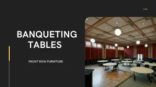 Shop Online Banqueting Tables at Front Row Furniture
