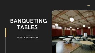 banqueting tables