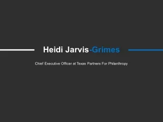 heidi jarvis grimes