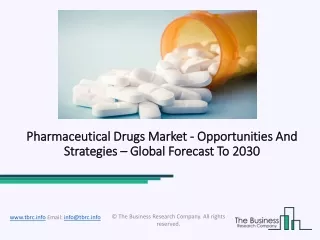 Pharmaceutical Drugs Market Size, Demand, Growth, Analysis and Forecast to 2030
