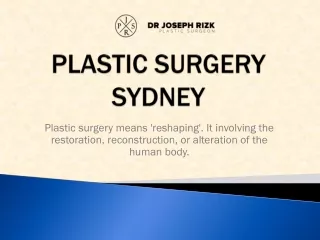 Plastic Surgery Sydney