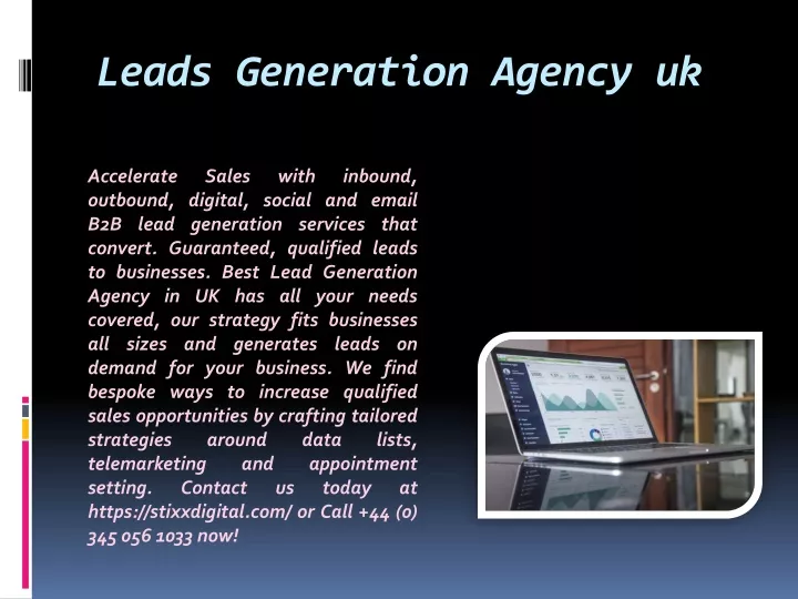 leads generation agency uk
