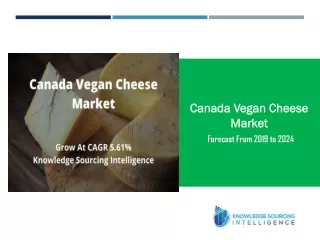 Canada Vegan Cheese Market Grow at CAGR of 5.61% by Knowledge Sourcing