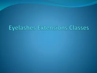 Eyelashes Extensions Classes