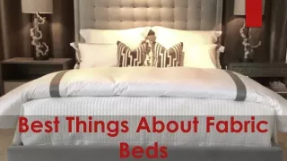 Best Things About Fabric Beds
