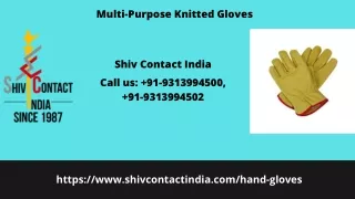 Multi-Purpose Knitted Gloves