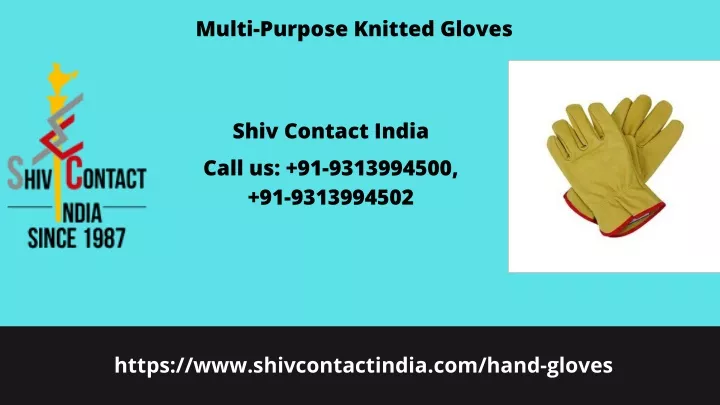 multi purpose knitted gloves
