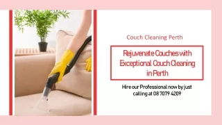 Rejuvenate Couches With Exceptional Couch Cleaning in Perth | Call at 08 7079 4209