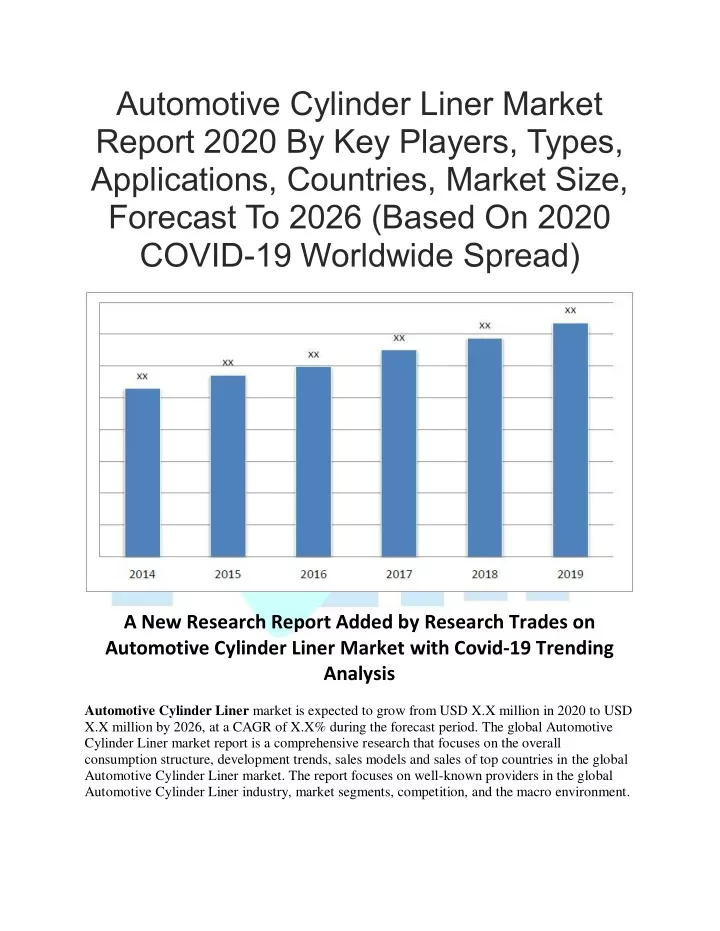 automotive cylinder liner market report 2020