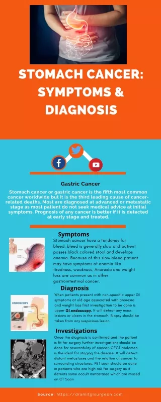 Stomach Cancer: Symptoms & Diagnosis